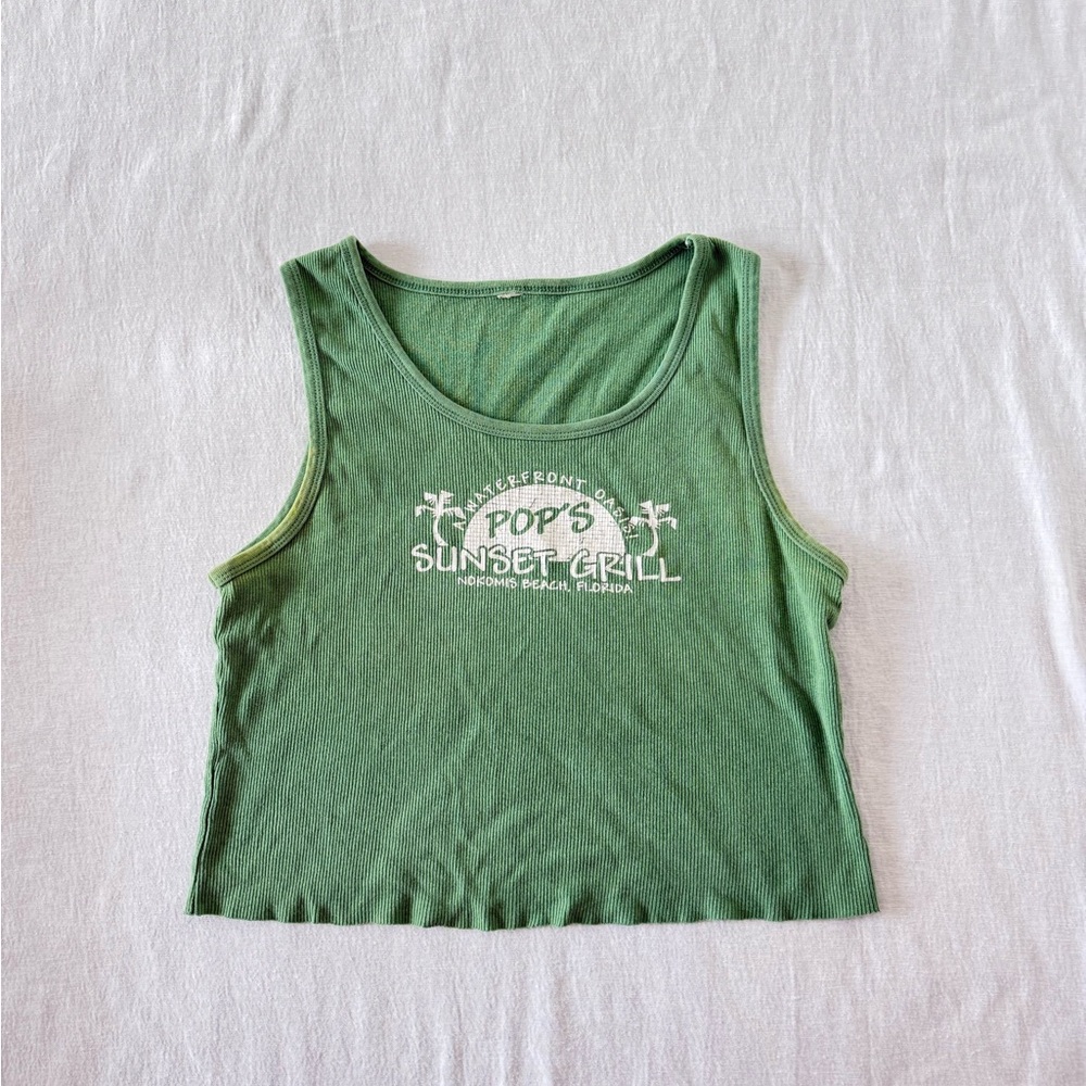 Green Tank Top